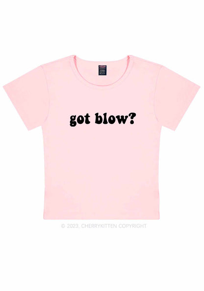 Got Blow Y2K Baby Tee Cherrykitten