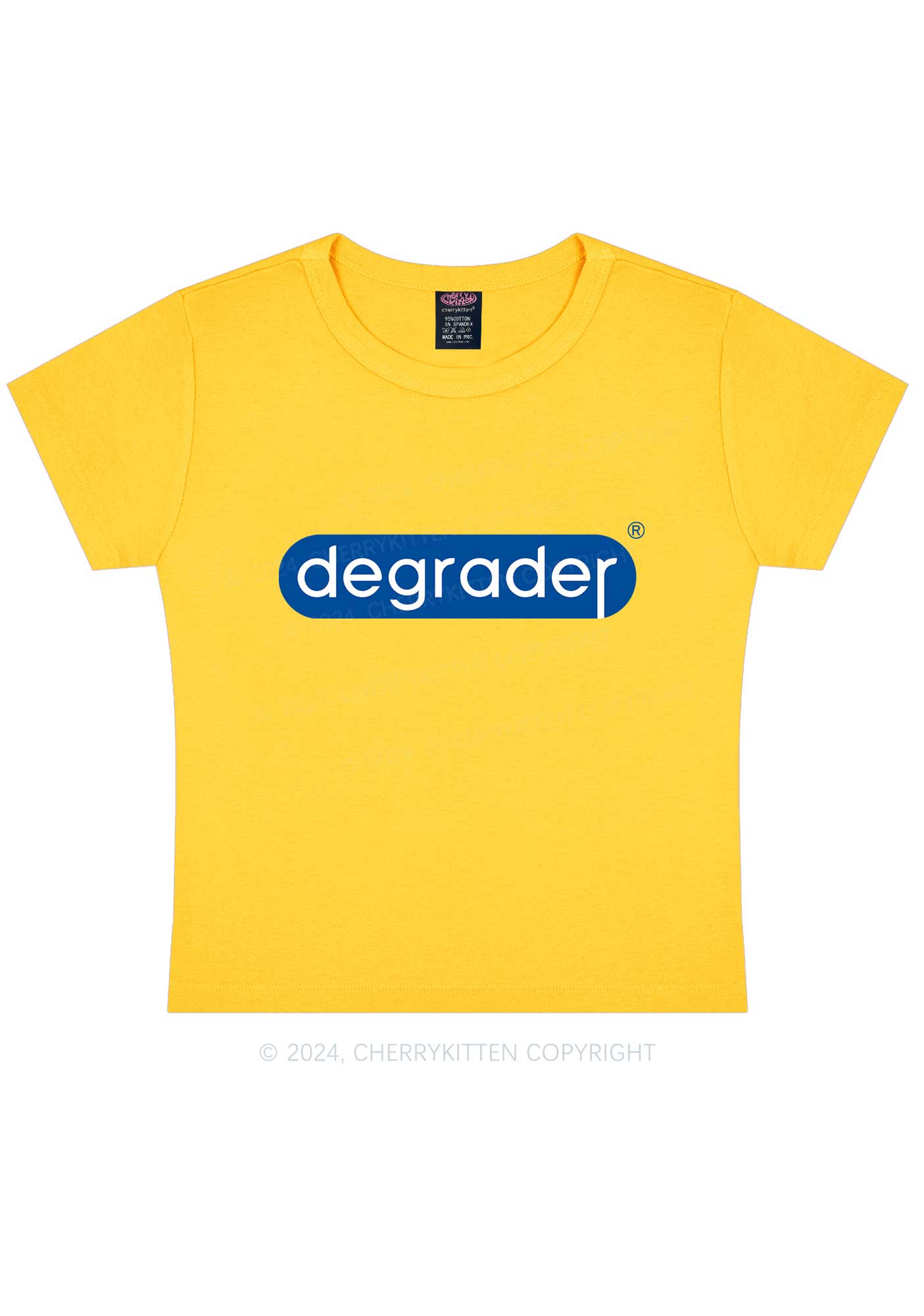 Degrader Y2K Baby Tee Cherrykitten