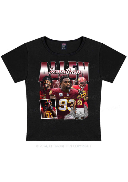 Red Allen Y2K Super Bowl Baby Tee Cherrykitten