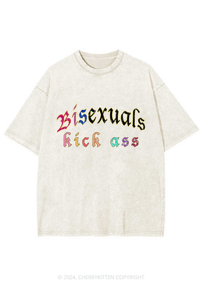 Bisexuals Kick Axx Y2K Washed Tee Cherrykitten