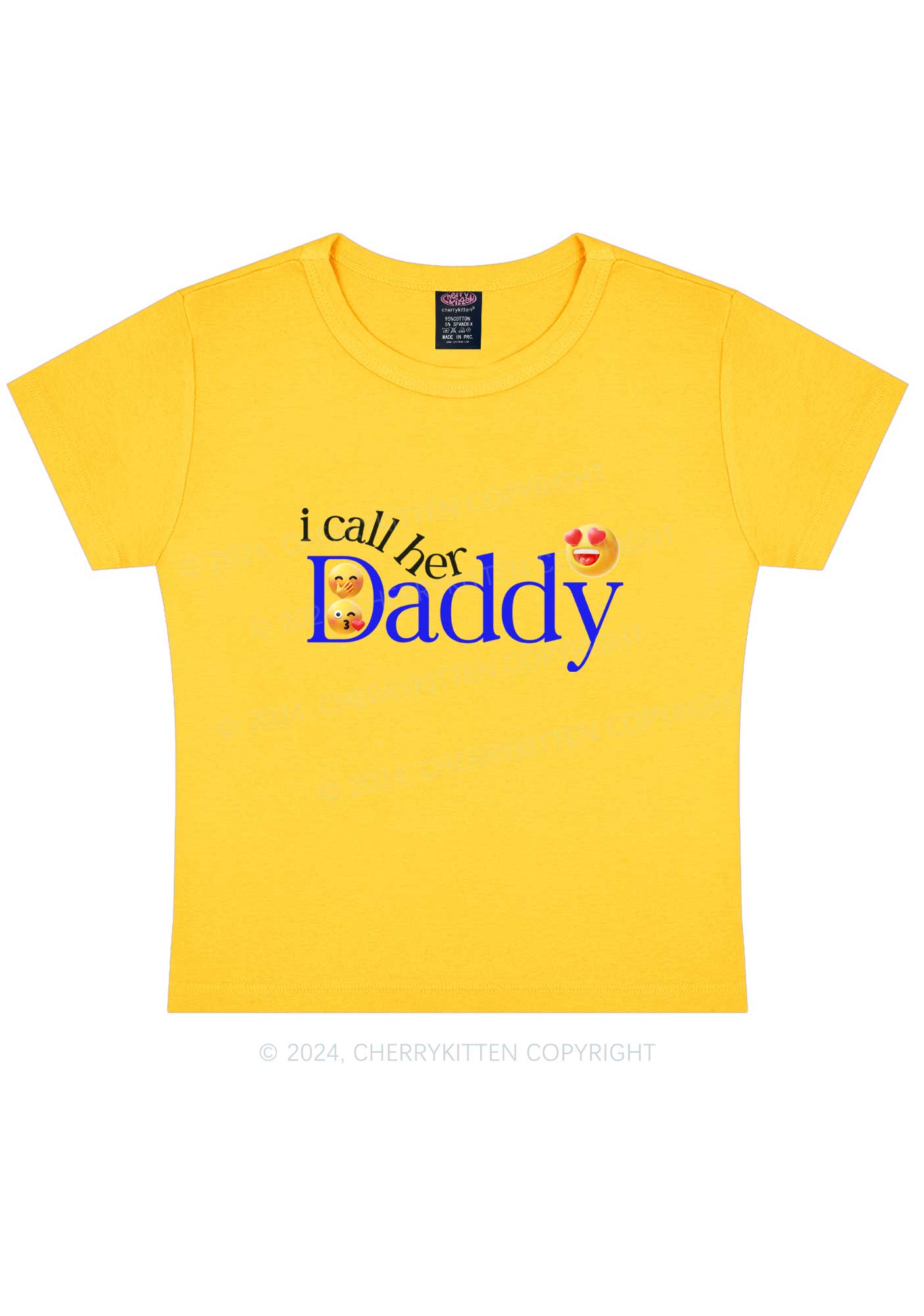 Call Her Daddy Y2K Baby Tee Cherrykitten