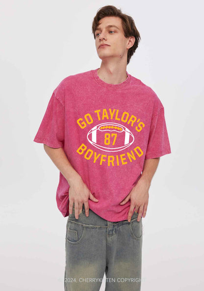 Go Boyfriend Y2K Super Bowl Washed Tee Cherrykitten