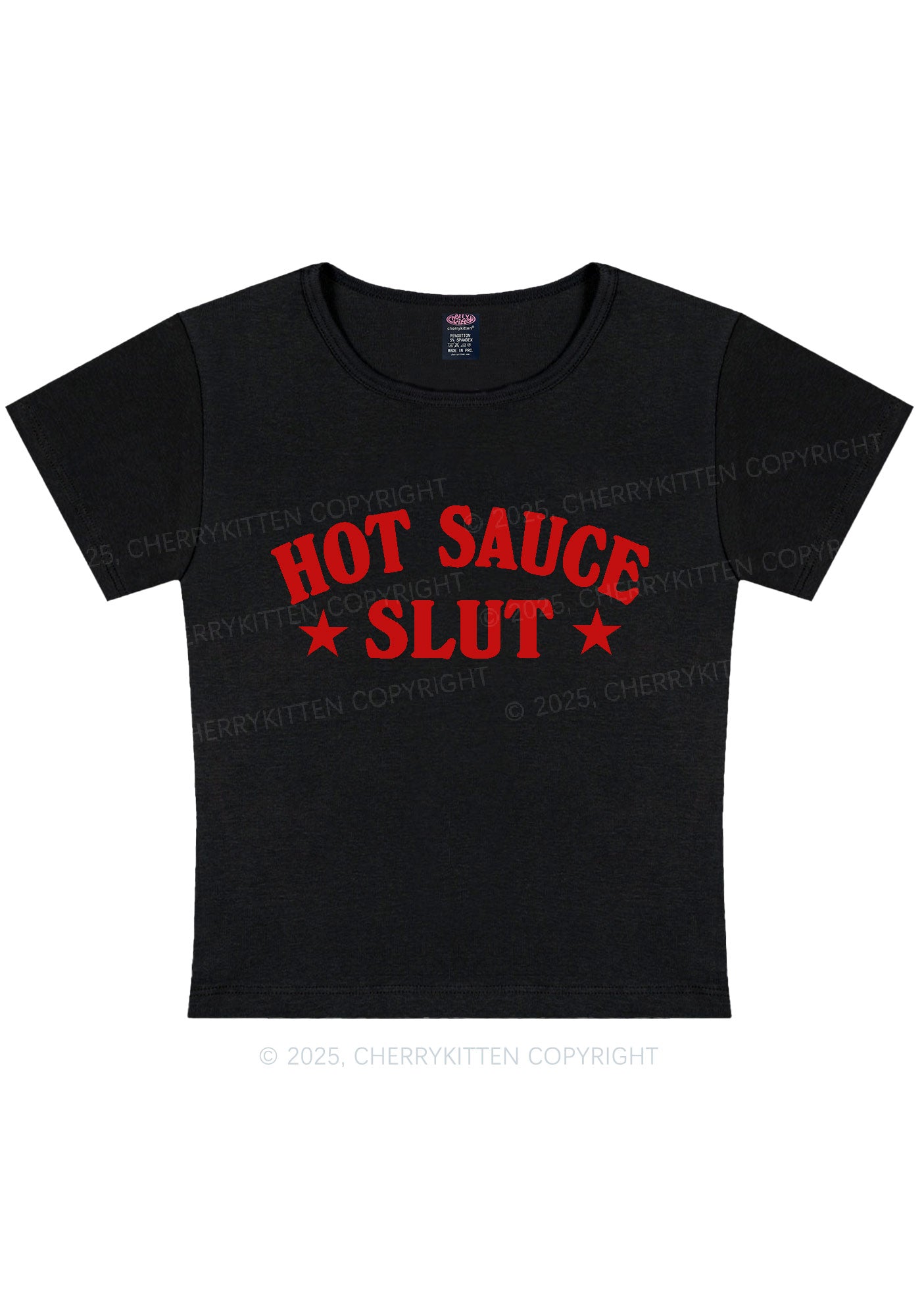 Hot Sauce Slxt Y2K Baby Tee Cherrykitten