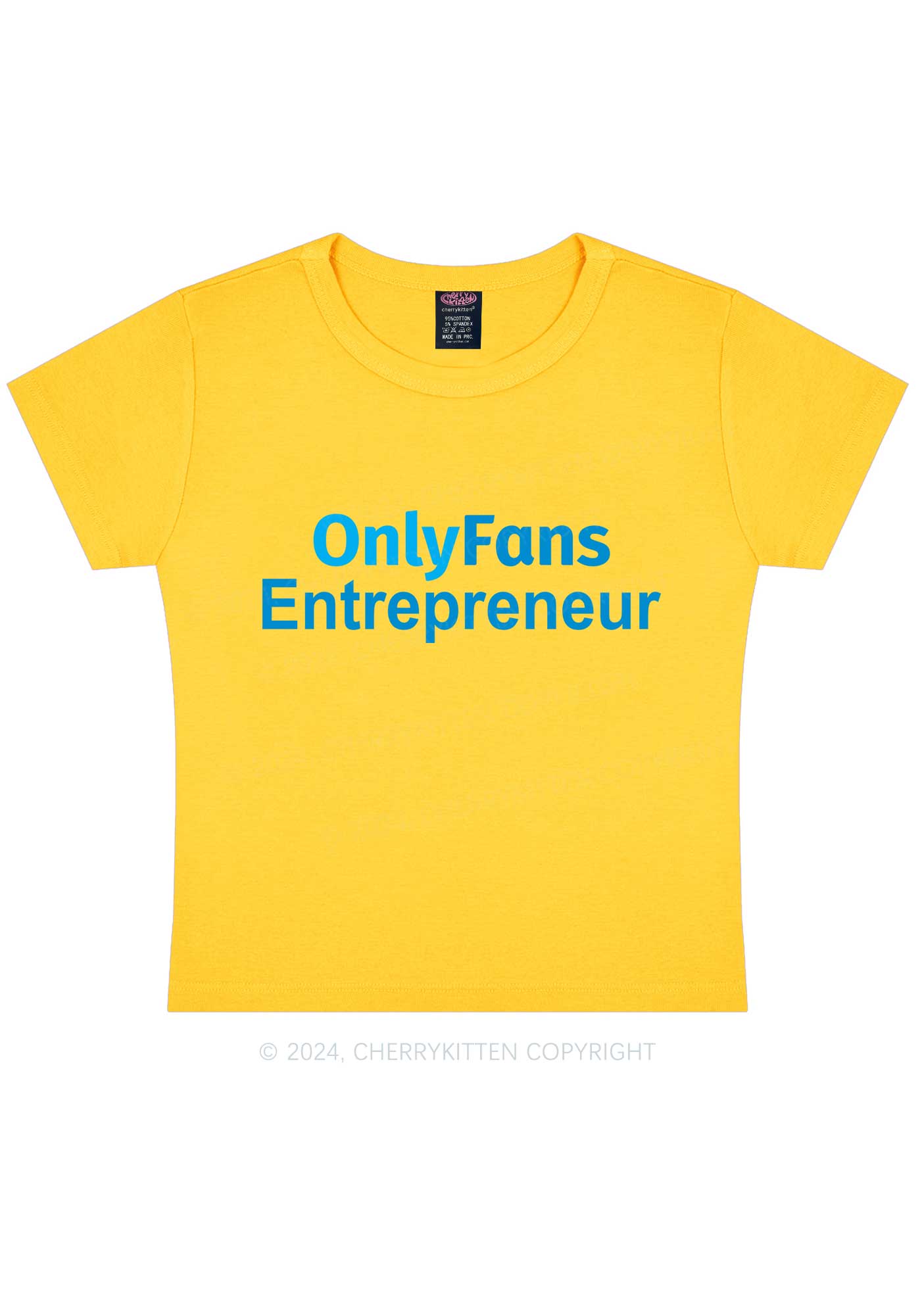 Only Fans Entrepreneur Y2K Baby Tee Cherrykitten