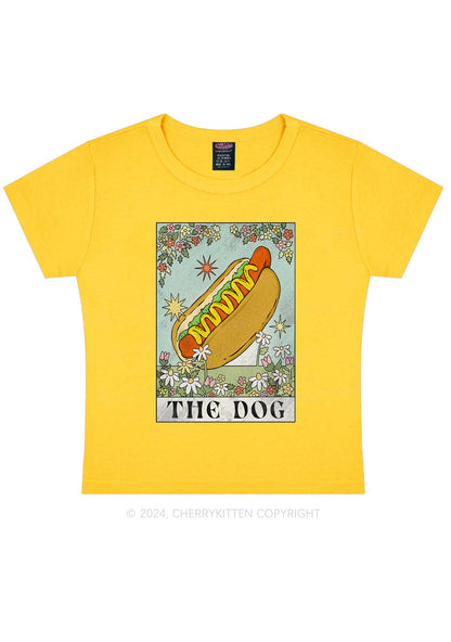 The Hot Dog Y2K Baby Tee Cherrykitten