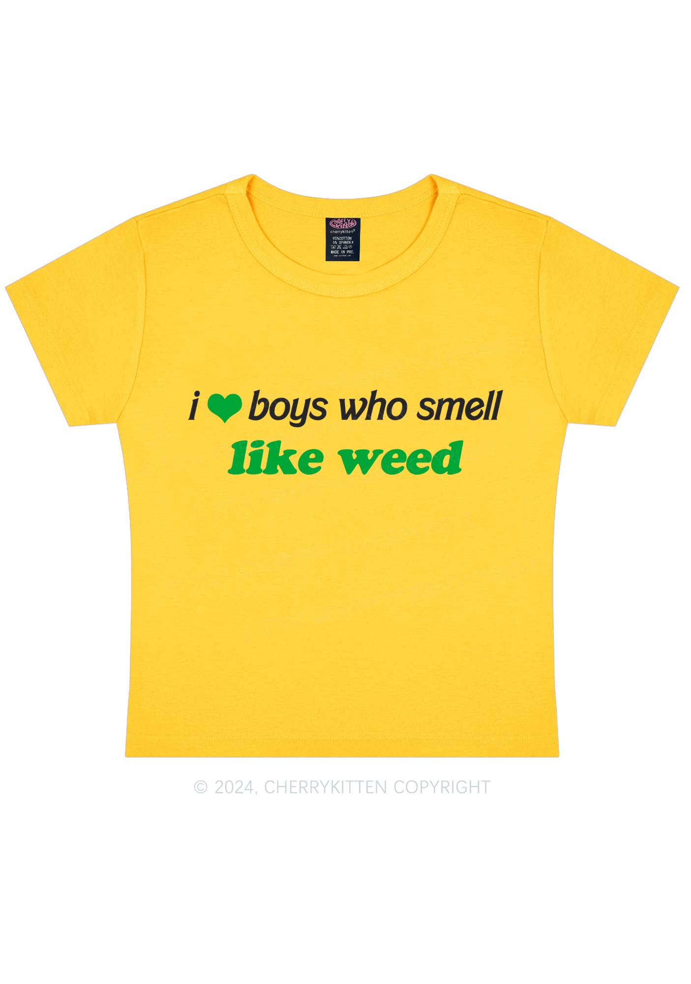 Boys Smell Like Wxxd Y2K Baby Tee Cherrykitten