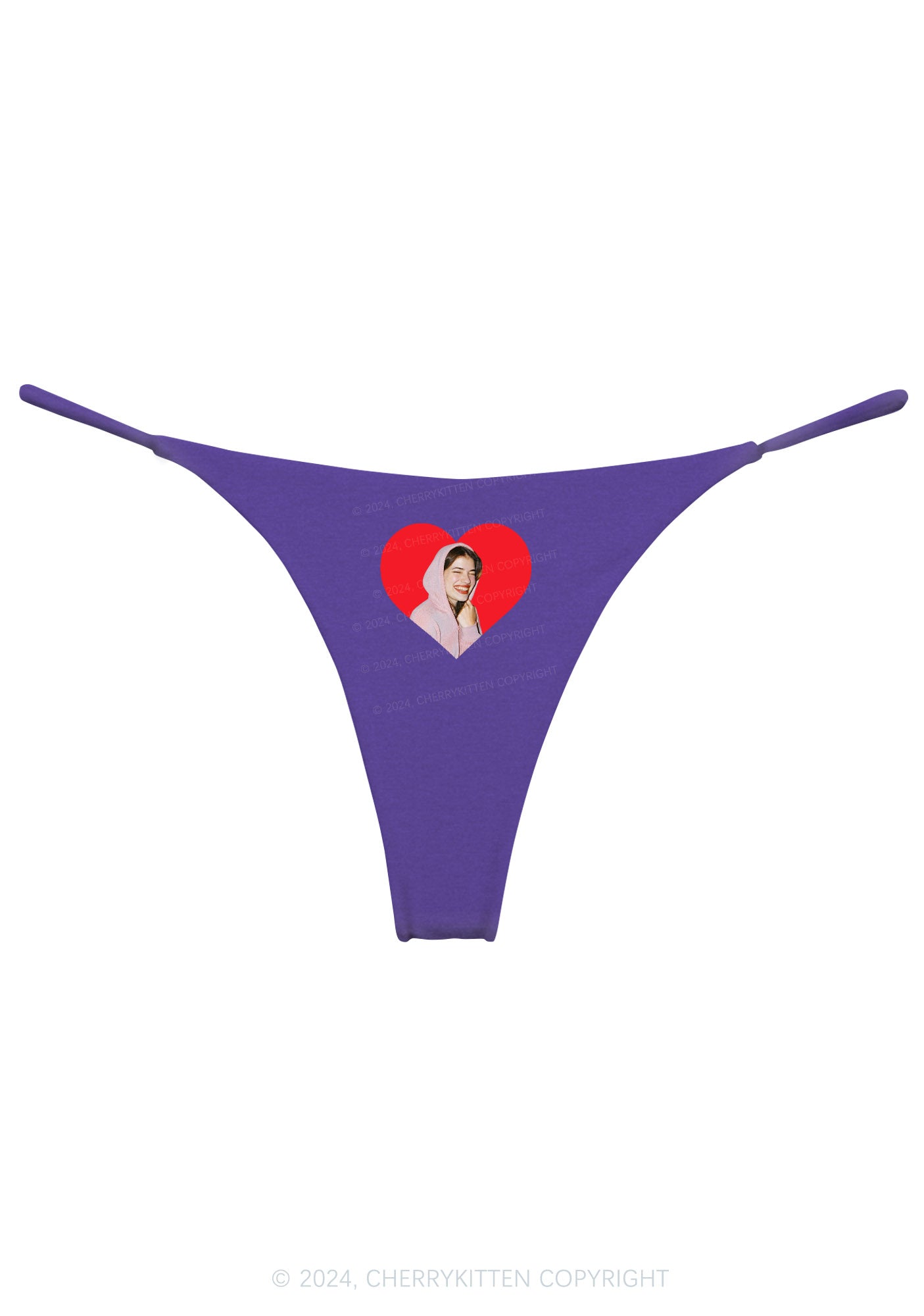 Custom Portrait Y2K Bikini String Thong Cherrykitten