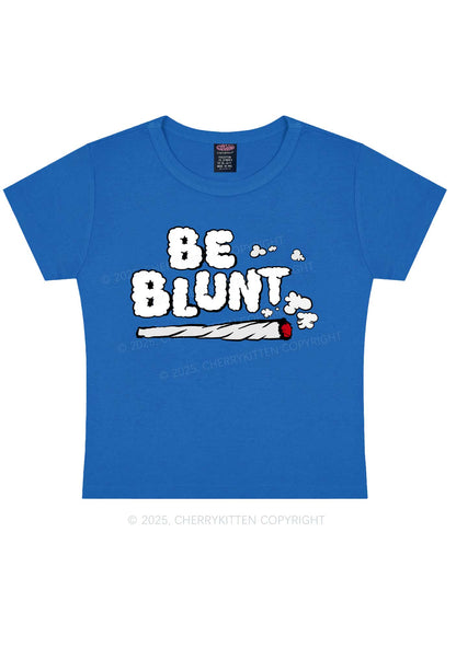 Be Blunt Y2K Baby Tee Cherrykitten