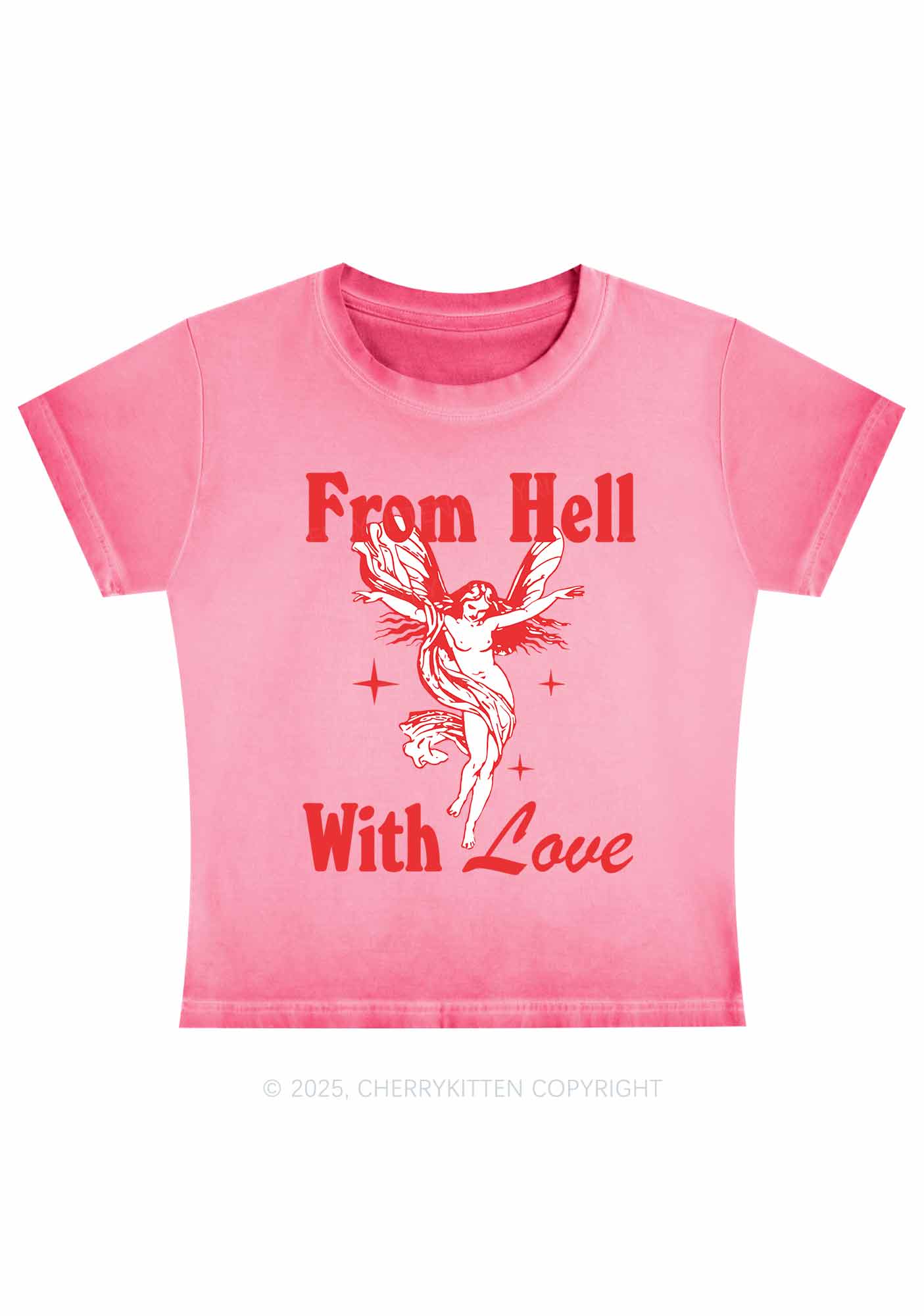 From Hell With Love Y2K Vintage Classic Tee Cherrykitten