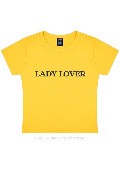 Lady Lover Y2K Baby Tee Cherrykitten