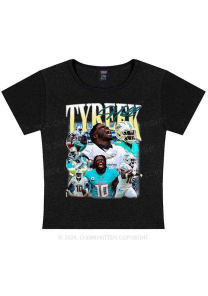 Yellow Hill Y2K Super Bowl Baby Tee Cherrykitten