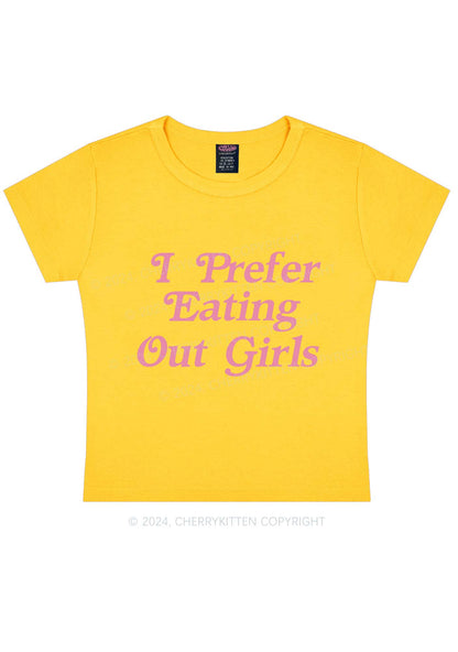 Eating Out Girls Y2K Baby Tee Cherrykitten