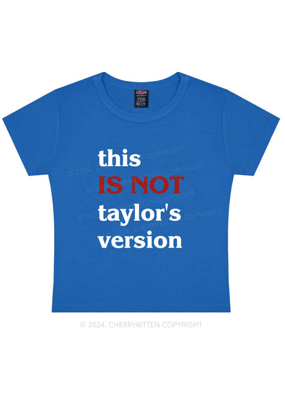 Is Not Tay's Version Y2K Baby Tee Cherrykitten