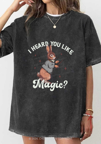 I Heard You Like Magic Y2K Washed Tee Cherrykitten