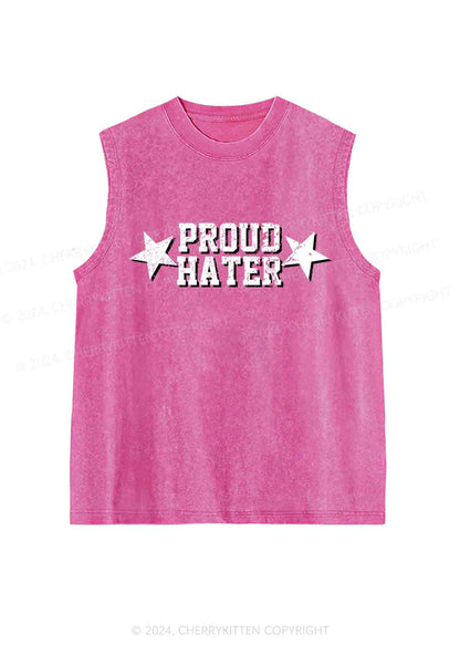 Proud Hater Y2K Washed Tank Cherrykitten