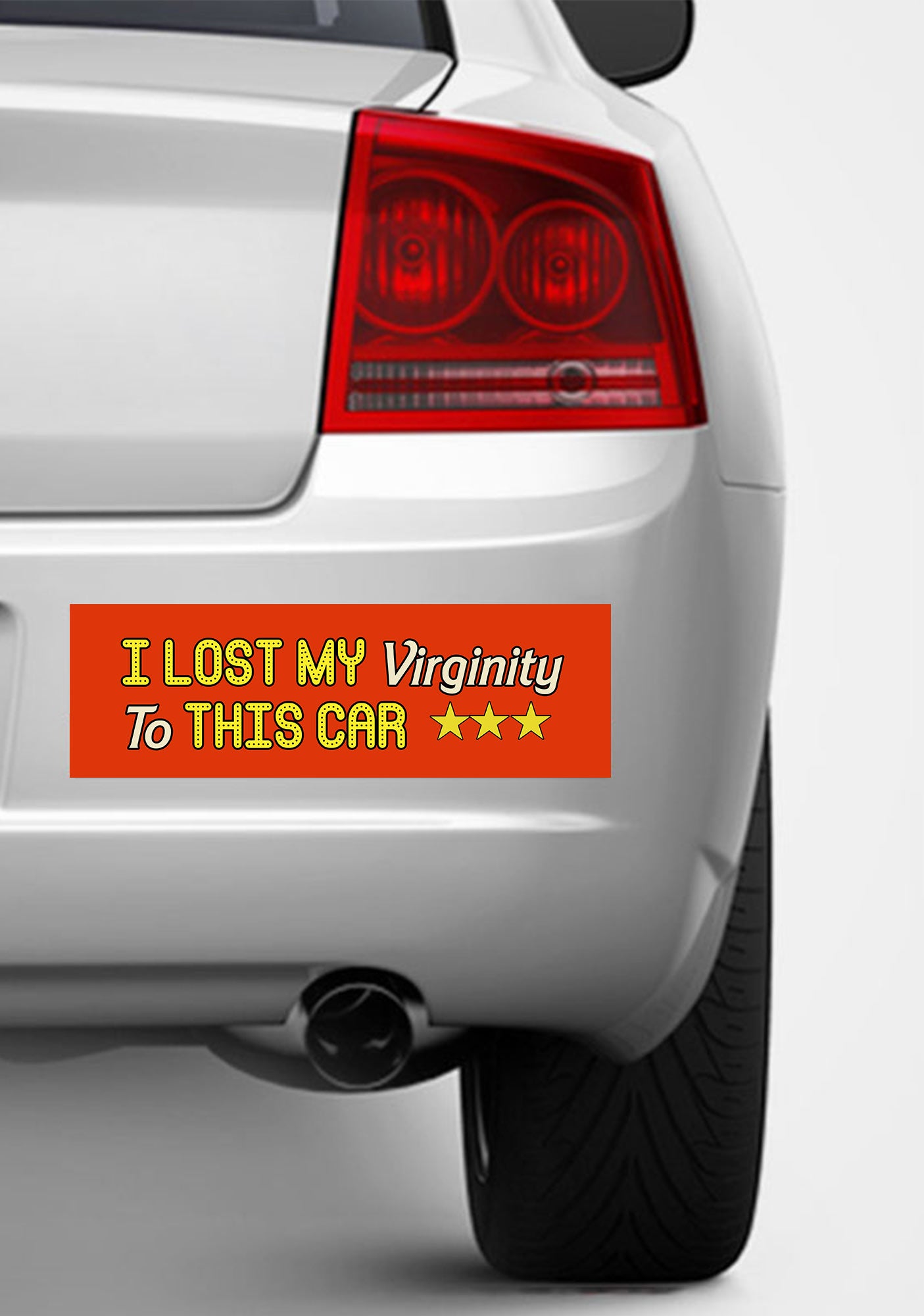 Lost My Car Y2K Car Bumper Magnet Cherrykitten