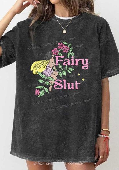 Fairy Slxt Y2K Washed Tee Cherrykitten