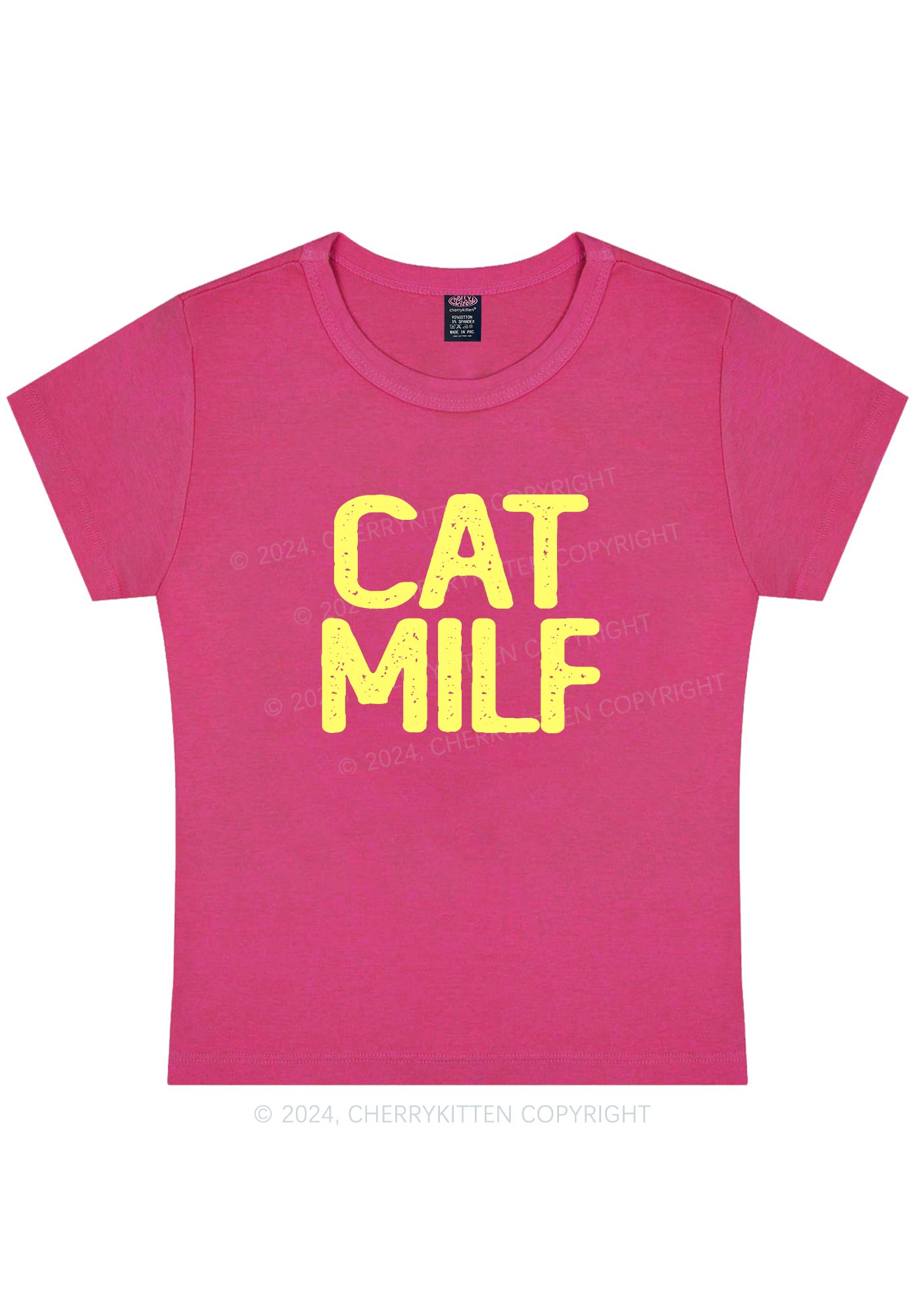 Cat Mxxf Y2K Baby Tee Cherrykitten