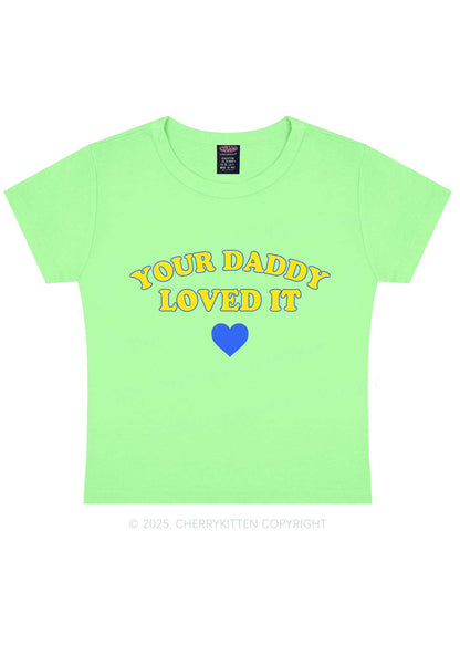 Your Daddy Loved It Y2K Baby Tee Cherrykitten