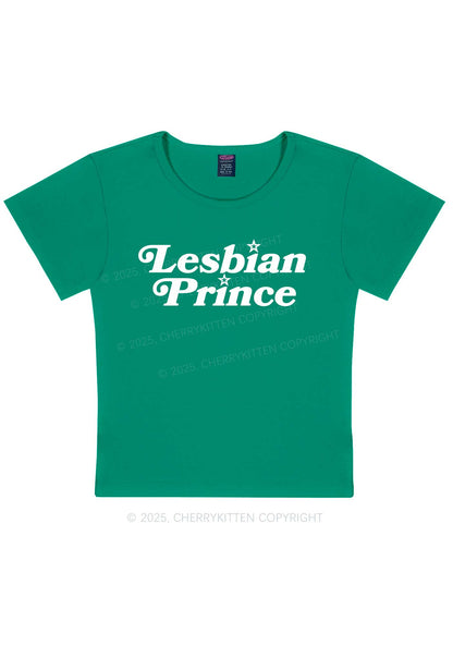 Lesbian Prince Y2K Baby Tee Cherrykitten