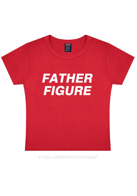 Father Figure Y2K Baby Tee Cherrykitten