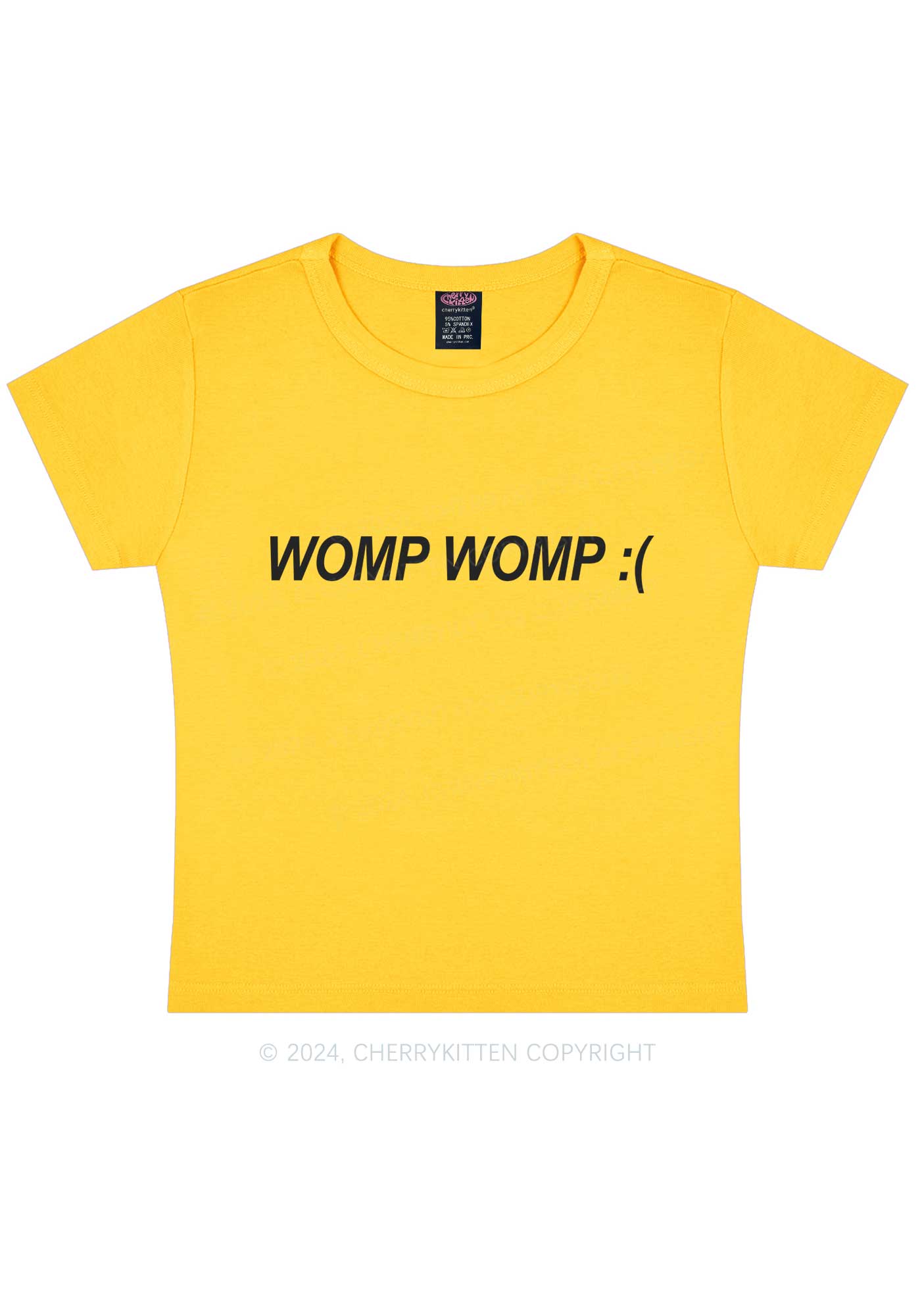 Womp Womp Y2K Baby Tee Cherrykitten