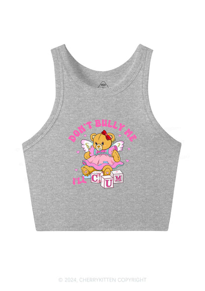 Dont Bully Bear Y2K Crop Tank Top Cherrykitten