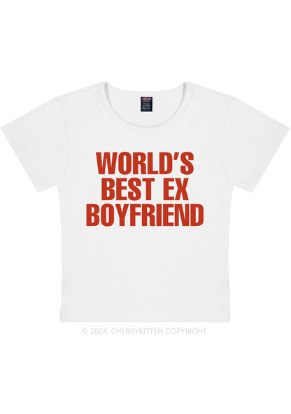 Best Ex Boyfriend Y2K Baby Tee Cherrykitten