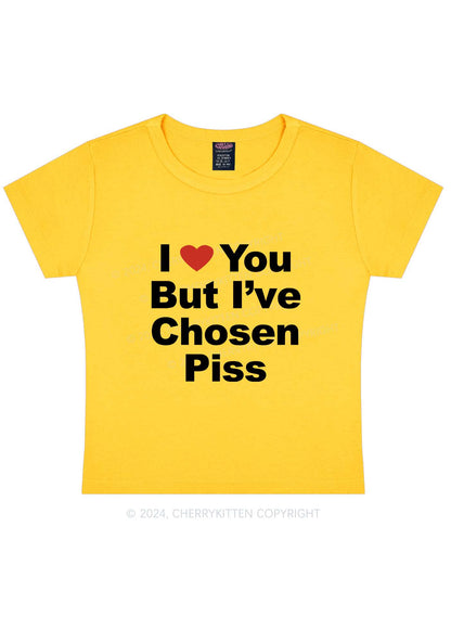 I've Chosen Piss Y2K Baby Tee Cherrykitten