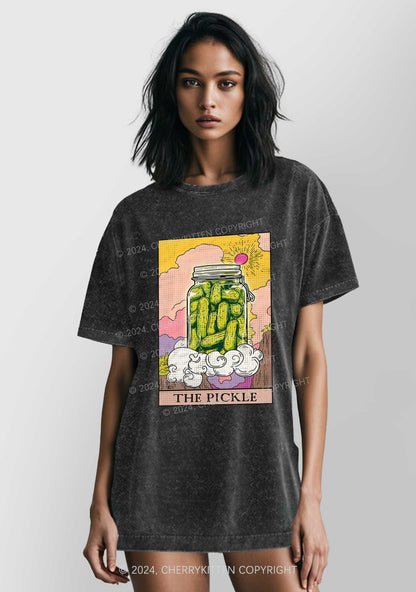 The Pickle Y2K Washed Tee Cherrykitten