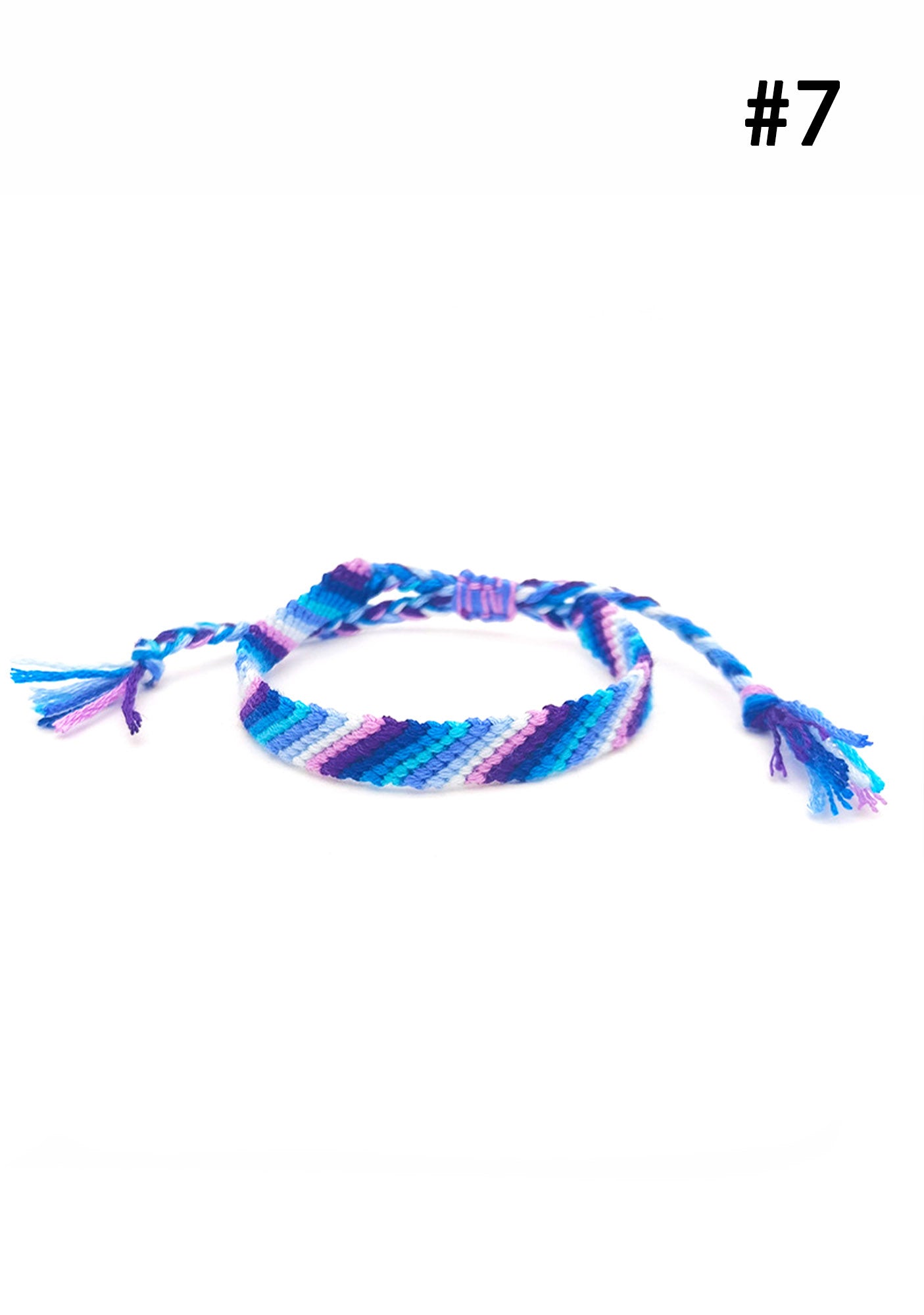 Hand Braided Y2K Gradient Rainbow Bracelet Cherrykitten