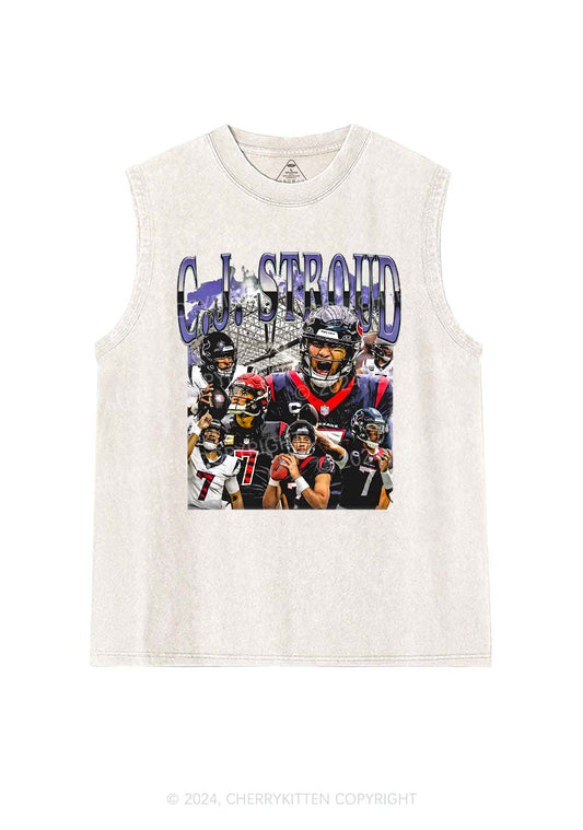 Football CJ Y2K Super Bowl Washed Tank Cherrykitten