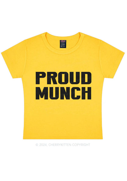 Proud Munch Y2K Baby Tee Cherrykitten