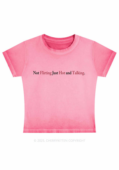 Just Hot And Talking Y2K Vintage Classic Tee Cherrykitten