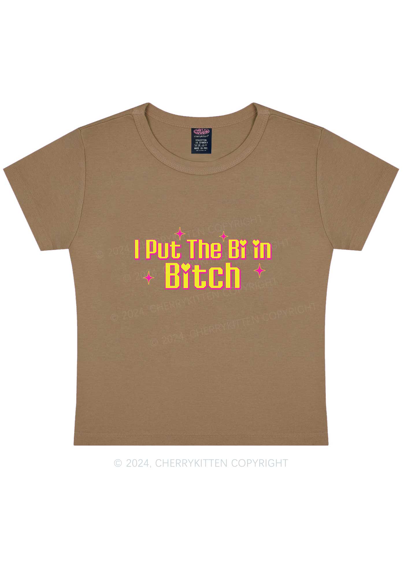 Put The Bi In Bxxch Y2K Baby Tee Cherrykitten