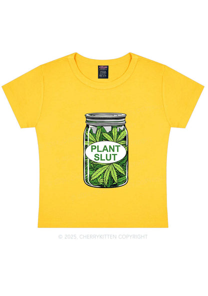 Plant Slxt Y2K Baby Tee Cherrykitten