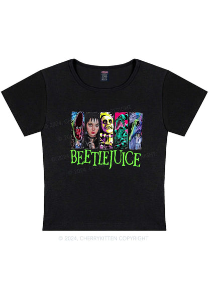 Halloween Movie Killer Y2K Baby Tee Cherrykitten