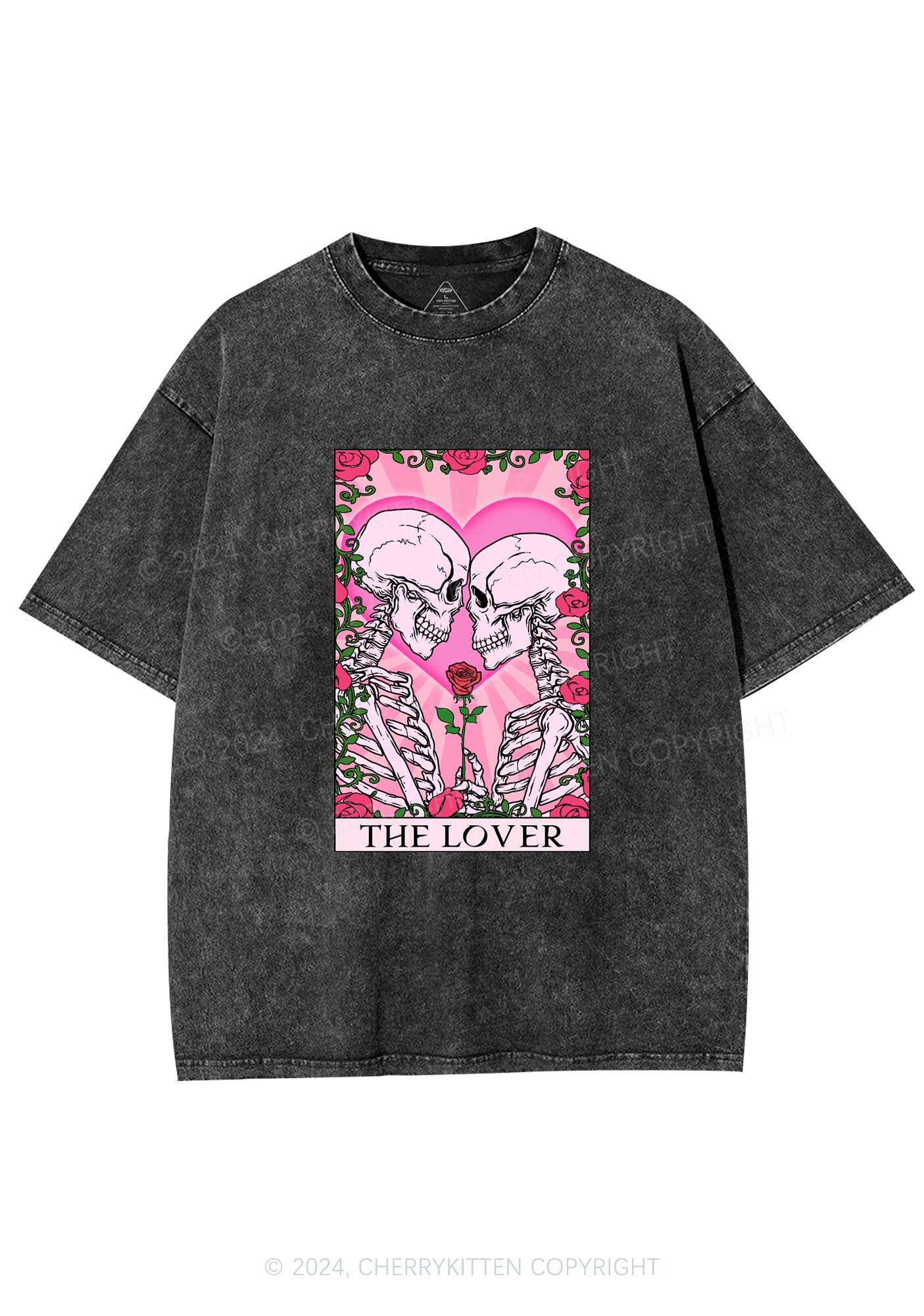 The Lover Y2K Valentine's Day Washed Tee Cherrykitten