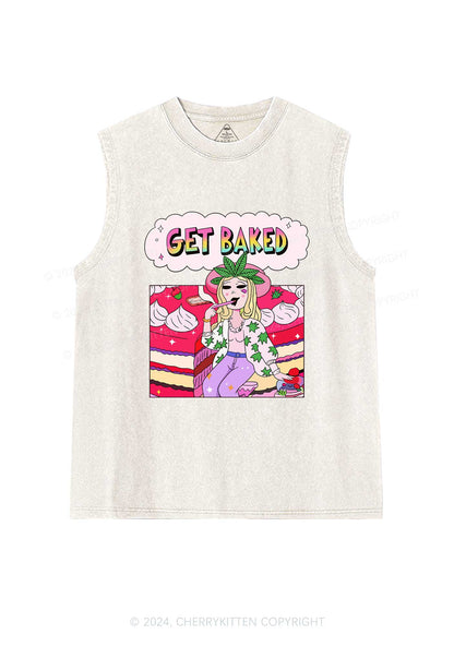 Get Baked Wxxd Y2K Washed Tank Cherrykitten