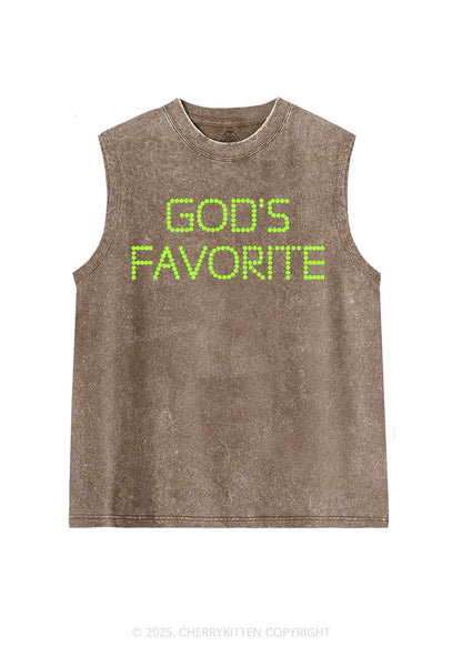 God's Favorite Y2K Washed Tank Cherrykitten