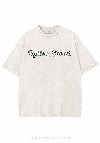 Rolling Stoned Y2K Washed Tee Cherrykitten