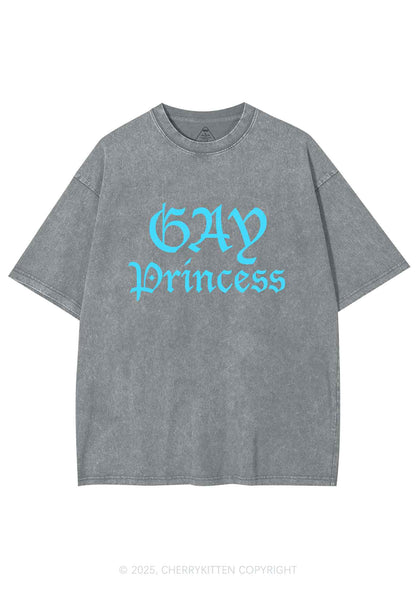 Gay Princess Y2K Washed Tee Cherrykitten