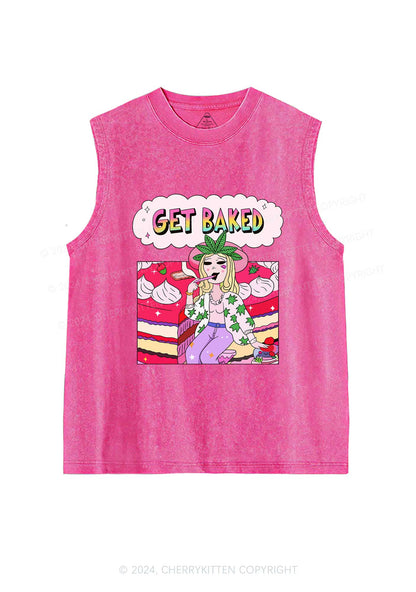 Get Baked Wxxd Y2K Washed Tank Cherrykitten