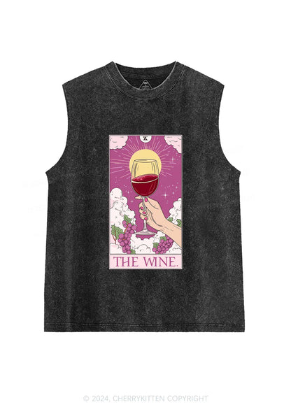 The Wine Y2K Washed Tank Cherrykitten