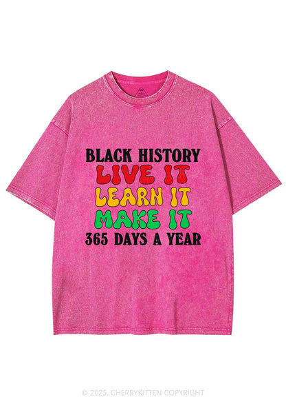 Live It Learn It Make It Y2K Washed Tee Cherrykitten