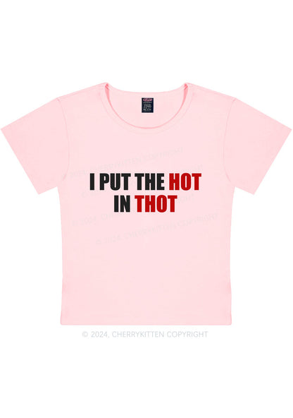 Put Hot In Thxt Y2K Baby Tee Cherrykitten