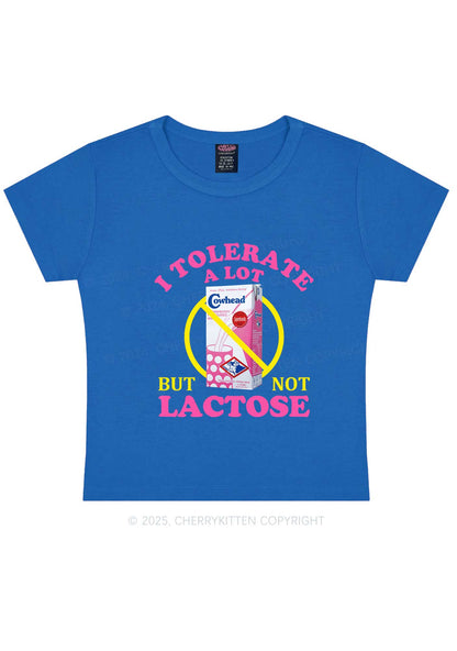 Dont Tolerate Lactose Y2K Baby Tee Cherrykitten