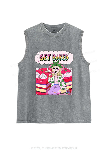 Get Baked Wxxd Y2K Washed Tank Cherrykitten