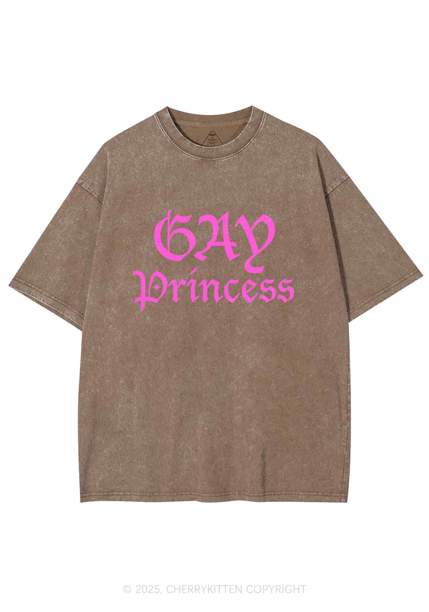 Gay Princess Y2K Washed Tee Cherrykitten