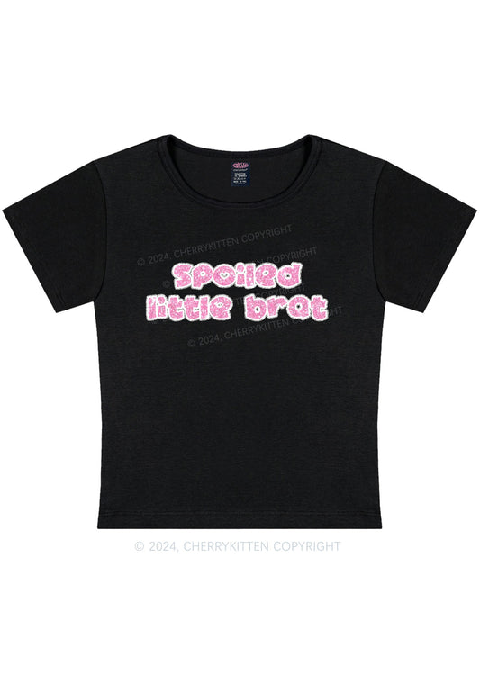 Spoiled Little Brat Y2K Baby Tee Cherrykitten